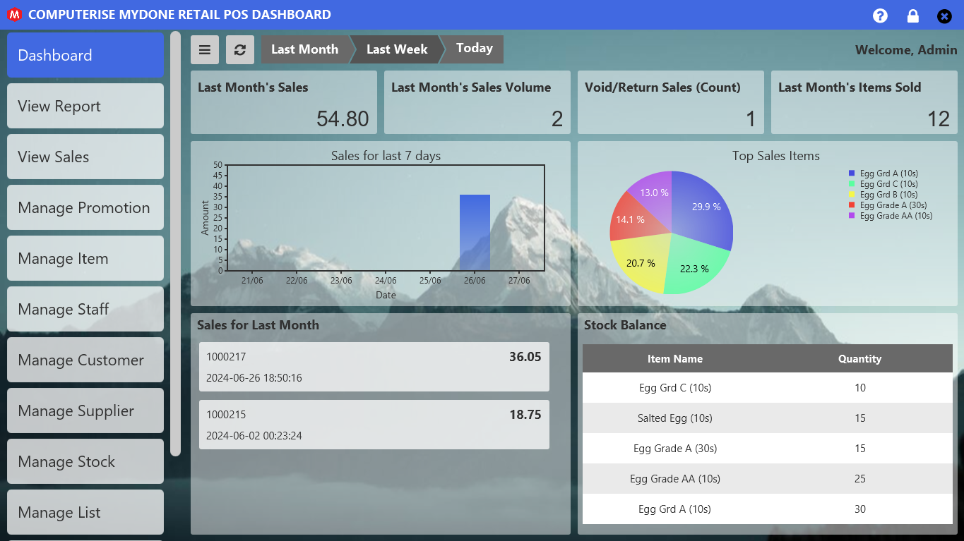 Dashboard