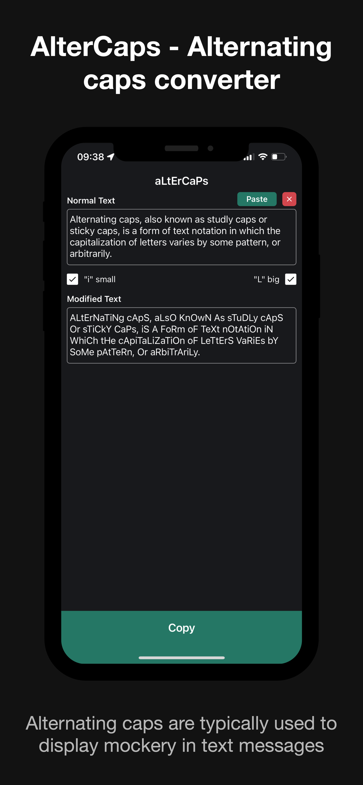aLtErCaPs the alternating text converter B4X Programming Forum