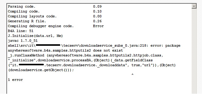 error: package anywheresoftware.b4a.samples.httputils2 does not exist ...