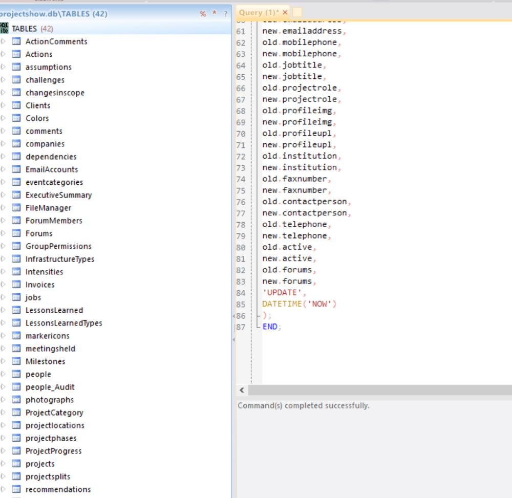 SQLite Triggers: Creating Audit Trails For Dummies | B4X Programming Forum