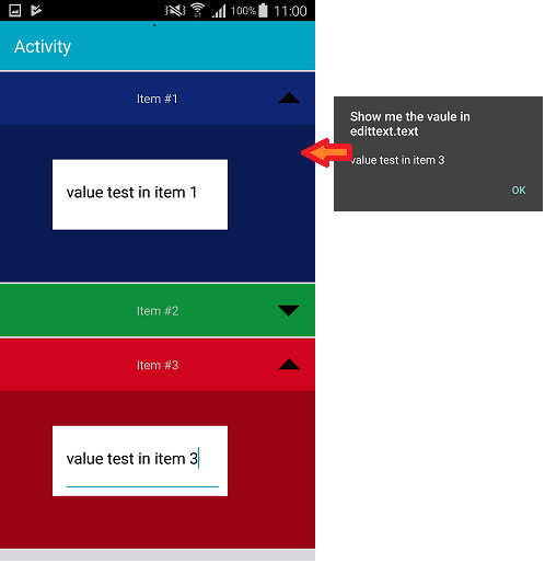 CustomListView EditText.text only the last one works of the list of ...