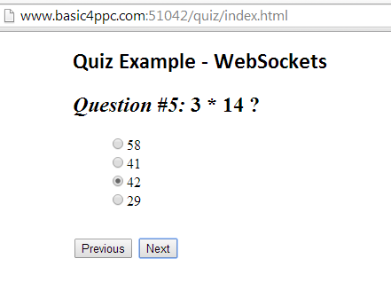 B4J Tutorial - [WebApp] Quiz Example | B4X Rapid ...